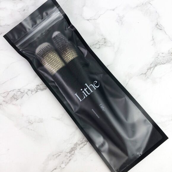 NIB Lithe Beauty Essential Face Brush Set, Bronzer & Powder Makeup Brushes - Picture 8 of 11